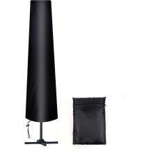 Ulisem - Funda para sombrilla recta ø 300 cm, funda protectora Oxford 210D con bolsa de almacenamiento, resistente a la intemperie, a los rayos uv y