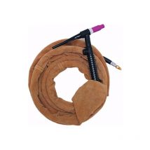 Weldas - Funda para manguera en cuero serraje con diámetro 28mm pythonrap