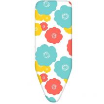 Funda plancha power vap 140x55cm. flores, 1347l5, inofix