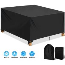 Funda rectangular para muebles de jardín, impermeable, Oxford 420D, para mesa de jardín.