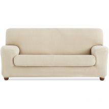 Belmarti - Funda Sillón creta de 1 plaza duplex (cojín separado) - Marfil C01