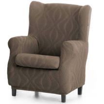 Eysa - Funda sillón Orejero iria de Chocolate C17