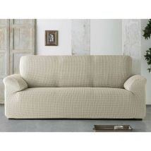 Belmarti - Funda Sofá Pattern fit canada de 4 plazas - Beig C02