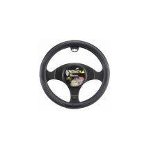 Funda Coche Volante Ø38Cm Simil Piel Negro Road Bottari