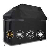 Aougo - Fundas para barbacoa Funda para barbacoa impermeable Funda para barbacoa resistente al viento y al desgarro Funda para barbacoa con correas y