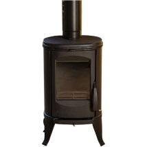 Fundicio - bricosol estufa de leña modelo eliptiko de