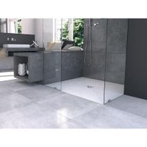Wedi - Revêtement prêt à poser Fundo Top pour receveur Primo 900 x 900 mm coloris blanc