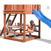 Fungoo Modul "free Time", Teak, Picknicktisch Mit Sitzmöglichkeit Für Myhouse, Myside, Myspace