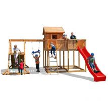 Thegoodgarden - Fungoo MySPACEXL Spider parco giochi da giardino in legno