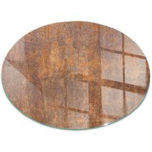 Funkenschutz Glasplatte Funkenschutzplatte Für Kamin Ofenglas Gehärtetem Glas Bodenplatte Kaminglas Roststruktur Als Hintergrund Rund Fi 90