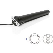 Kabelgebundener Avosdim Rollladenmotor 10 Nm ø45 + ZF64-Röhrenanpassungen