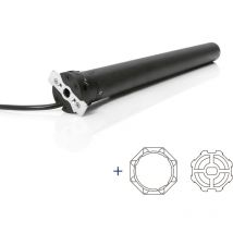 AvosDim Radio Shutter Motor 10Nm ø45 + Octo 60 Röhrenanpassungen
