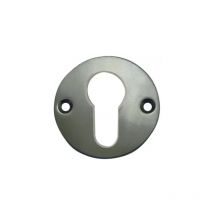 Funktionsrosette aus vernickeltem Stahl, Zylinder.