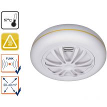 Funkvernetzbarer Hitzemelder, Wärmemelder optimal für Küche, Connects System