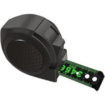 Fuorescent Steel Tape Measure, Self-Locking Fluorescent Tape Measure, Fluorescent Stainless Steel Retractable Tape Measure, 5m×25mm Durable Tape