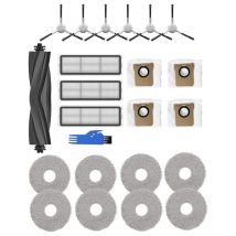 Für L10S Ultra, L10 Ultra Roboter-Staubsauger, Hauptseitenbürste, HEPA-Filter, Staubbeutel, Wischpads, Ersatzteile