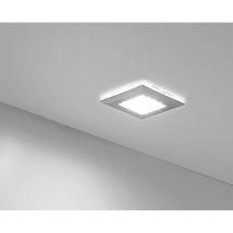 Led Leuchte Square 2 3er Set dimmbar Aufbauleuchte 3x1,2W kaltweiß, alufarbig
