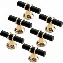 Furniture Knobs and Handles,Set of 2 Gold Handles Gold Furniture Knobs Zinc Alloy Kitchen Cabinet Handle Hole Centers 192mm, Gold