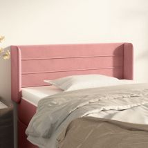 Maison Chic - Furniture Limited - Cabecero de terciopelo rosa 83x16x78/88 cm