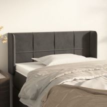 Design In - Furniture Limited - Cabecero de terciopelo gris oscuro