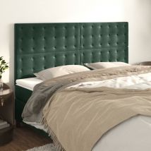 Prolenta Premium - Furniture Limited - Cabeceros 4 unidades de terciopelo verde