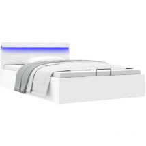 Furniture Limited - Cama canapé hidráulica con led sin colchón