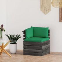 Furniture Limited - Divano Angolare da Giardino su Pallet con