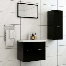 Bearsu - Furniture Limited - Ensemble de meubles de salle de bain Noir