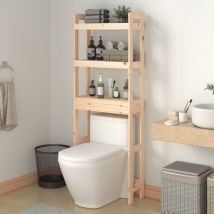 Furniture Limited - Étagère de toilette 63x26x171 cm Bois de pin