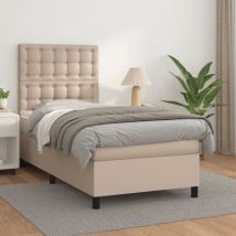 Furniture Limited - Giroletto a Molle con Materasso Cappuccino