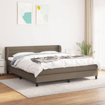 Furniture Limited - Giroletto a Molle con Materasso Tortora