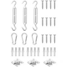 Bearsu - Furniture Limited - Juego de accesorios para toldo de vela 9 pzas