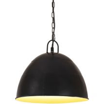 Furniture Limited - Lampada Industriale Vintage 25 w Nera Rotonda