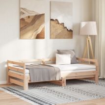 Furniture Limited - Lettino Estraibile senza Materasso 80x200 cm
