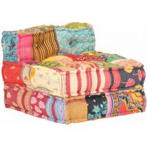Prolenta Premium - Furniture Limited - Pouf modulaire Patchwork Tissu