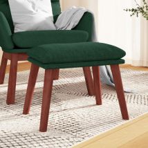Prolenta Premium - Furniture Limited - Repose-pied Vert foncé 45x29,5x35 cm Tissu