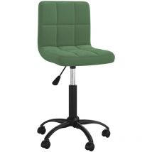 Furniture Limited - Sedia da Pranzo Girevole Verde Scuro in