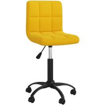 Furniture Limited - Sedia da Pranzo Girevole Giallo Senape in