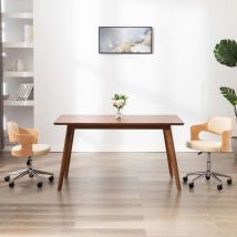 Prolenta Premium - Furniture Limited - Sedia da Ufficio Girevole Crema in Legno
