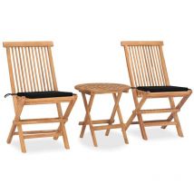 Furniture Limited - Set da Pranzo Giardino Pieghevole 3 pz