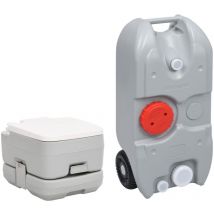 Furniture Limited - Set Toilette da Campeggio Portatile e Tanica