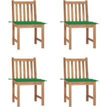 Prolenta Premium - Furniture Limited - Sillas de jardín 4 unidades madera maciza de