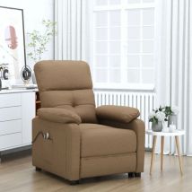 Prolenta Premium - Furniture Limited - Sillón de masaje eléctrico tela marrón