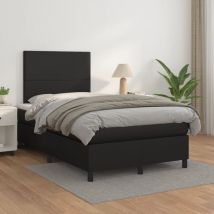 Jinlefu - Furniture Limited - Sommier à lattes de lit matelas Noir 120x200