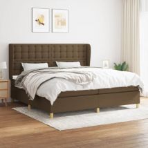 Maison Exclusive - Furniture Limited - Sommier à lattes de lit avec matelas Marron