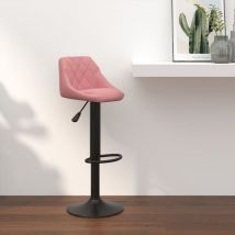Furniture Limited - Tabouret de bar Rose Velours