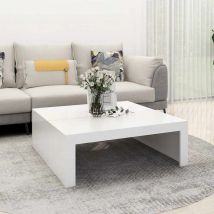 Les Tendances - Furniture Limited - Tavolino da Salotto Bianco 100x100x35 cm