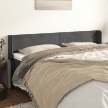 Furniture Limited - Testiera ad Orecchio Grigio Scuro
