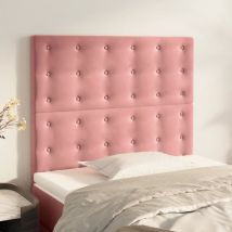 Prolenta Premium - Furniture Limited - Têtes de lit 2 pcs Rose 100x5x78/88 cm