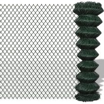 Kalisse - Furniture Limited - Valla de tela metálica acero verde 1,5x15 m